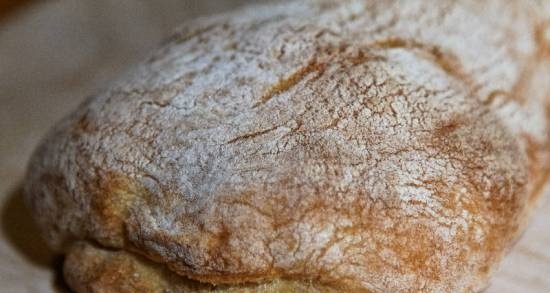 Ciabatta, ciabatta biga al forn