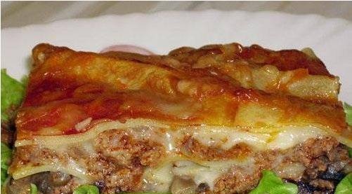 Mushroom lasagna