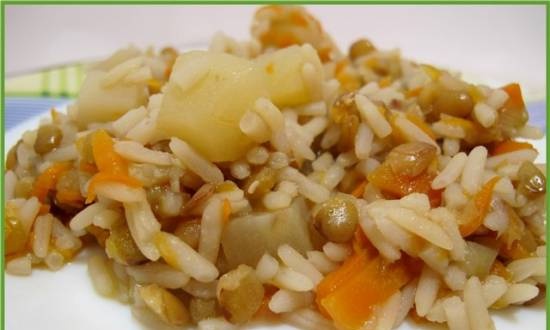 Pilaf di Laksky in un multicooker Brand 37502