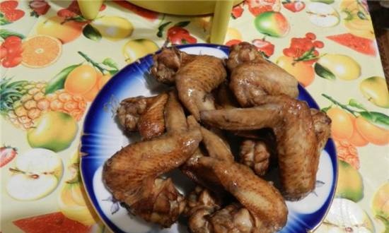 Alitas de pollo ahumadas en AG