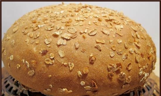 Wheat bread with cz oat flour (oven)