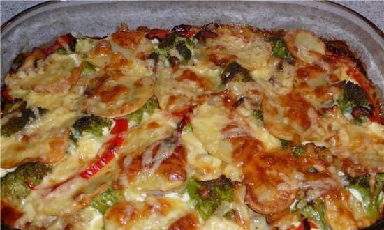 Vegetable casserole