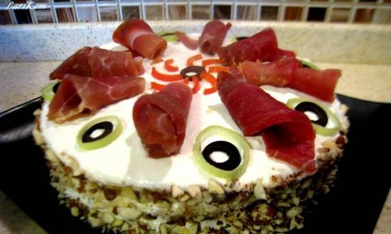 Driekleurige taart met spinazie (Torta salata tricolore)