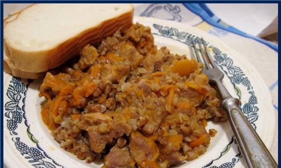 Gachas de avena con carne de segunda categoría en la marca 37502 multicocina