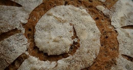 Spelled bread with flaxseed