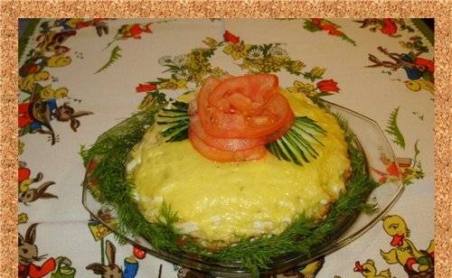 Tarta de aperitivo Knyazhiy