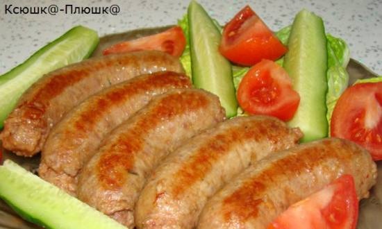 Improvisation on the theme of German sausages (pressure cooker Brand 6050)