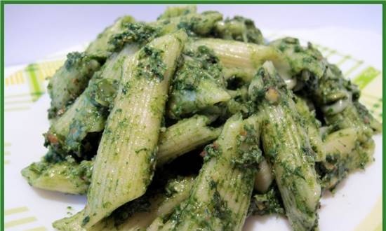 Spinach pasta