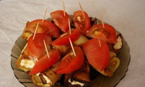 Snack "Involtini di zucchine"