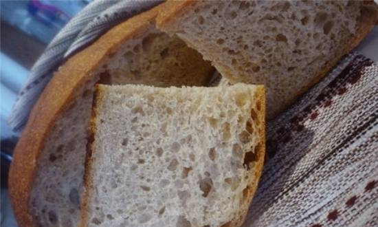 Pane integrale di grano 50:50