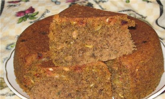 Beetroot cake with seeds in a Panasonic multicooker