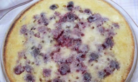 Clafoutis con frambuesas de Gerard Depardieu