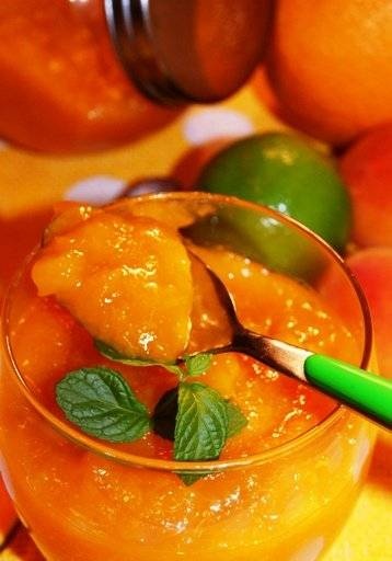 Mango-abrikozenjam om mee te bakken