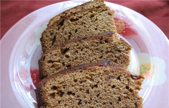 Torta di miele integrale al limone