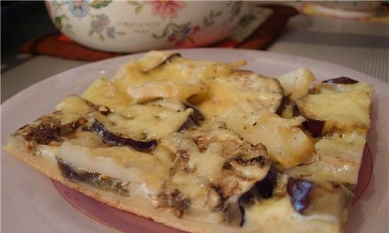 Pastel de berenjenas y patatas