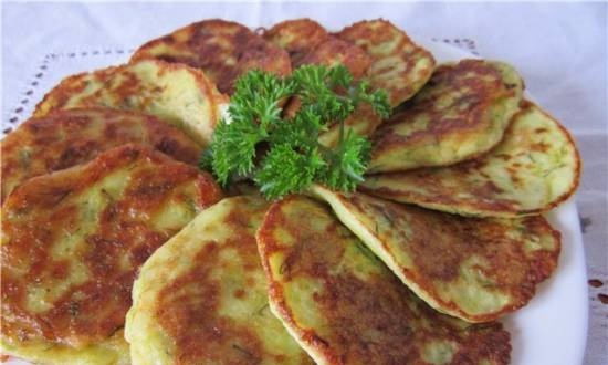 Zucchini pancakes