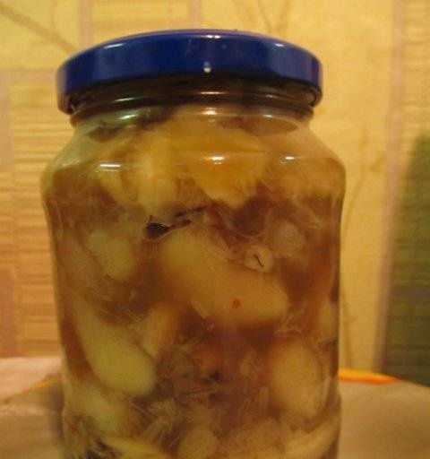 Pickled mushrooms