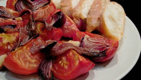 Ensalada de tomate al horno