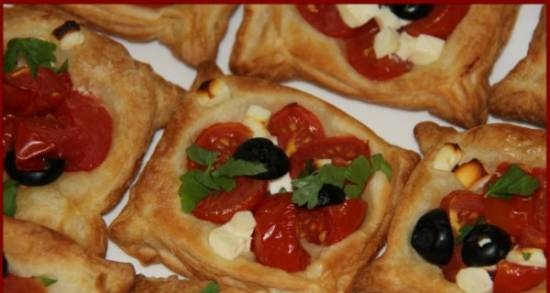 Tartlets (tartlet) salátákhoz