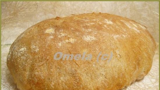 Pain Rustique Wheat Bread (ในเตาอบ)