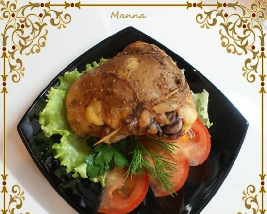 Muslo de pollo relleno (ahumadero Brand 6060)