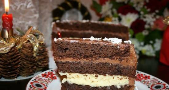 Torta al cioccolato mattina di Natale