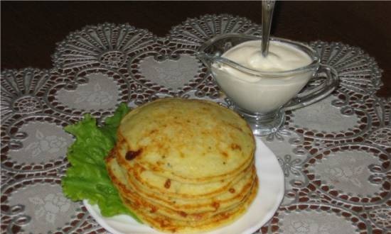 Potato cheese pancakes