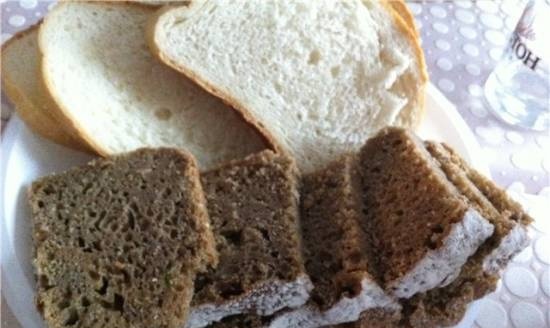 Roggebrood op rogge eeuwig zuurdeeg