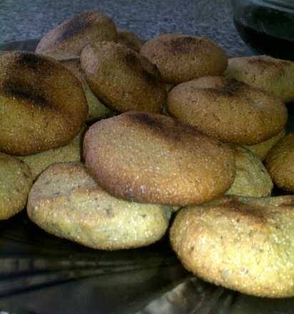 Galletas de maíz con nueces