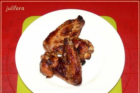 Wings in red balsamic (air fryer)