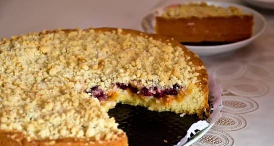 Pastís amb fruita i streusel