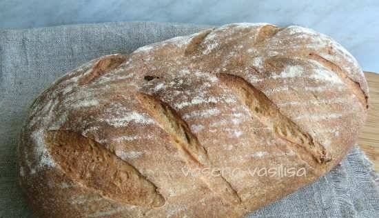 Bread with two leavens