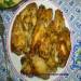 Chicken wings in honey-mustard marinade