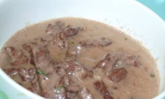 Beef stroganoff (Brand 6050 pressure cooker)