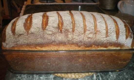 Sourdough wheat bread every day