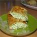 Lavash rolls with cottage cheese and spinach