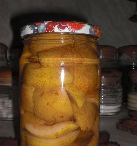 Pickled pears