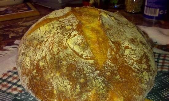 Pane artigianale senza impastare