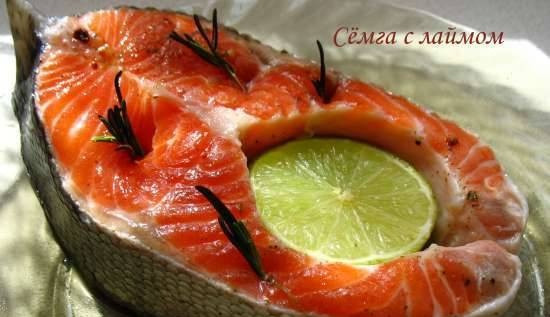 Salmone al lime in una pentola a cottura lenta