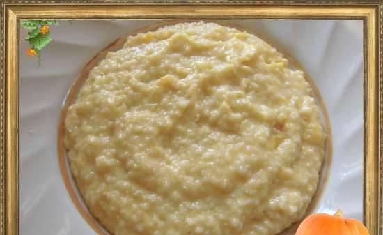 Porridge di grano latte con zucca (pentola a pressione marca 6050)