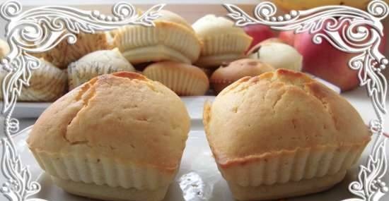 Főtt sűrített tej muffin