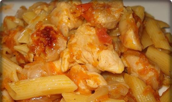 Pasta con filetto di pollo al cuculo 1051