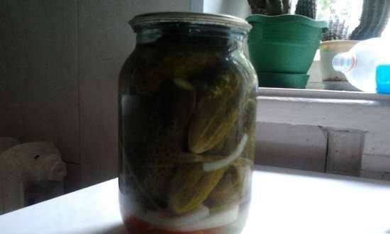 Pepinos en escabeche (dulce)