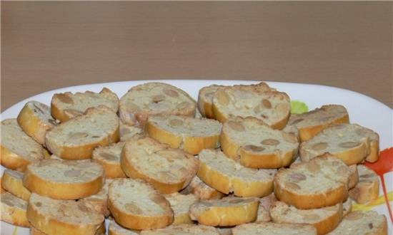 Croutons, ngọt (Cantuccini)