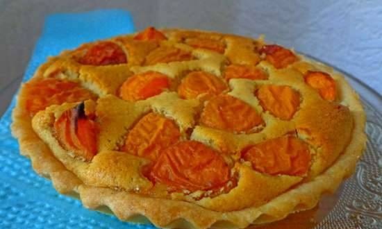 Pastel de albaricoque y almendras