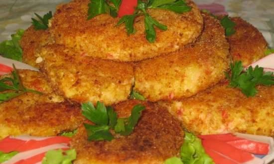 Potato cutlets Crab miracle