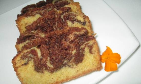 Venetian marble cake