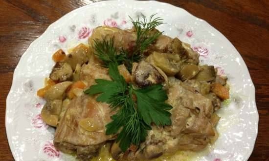 Pollo in panna acida con curry (Steba DD1)