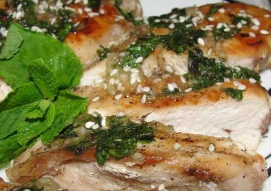 Filetto di pollo con salsa alla menta (Philips Airfryer)