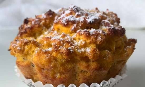 Quinoa καλαμπόκι πορτοκάλι Muffins